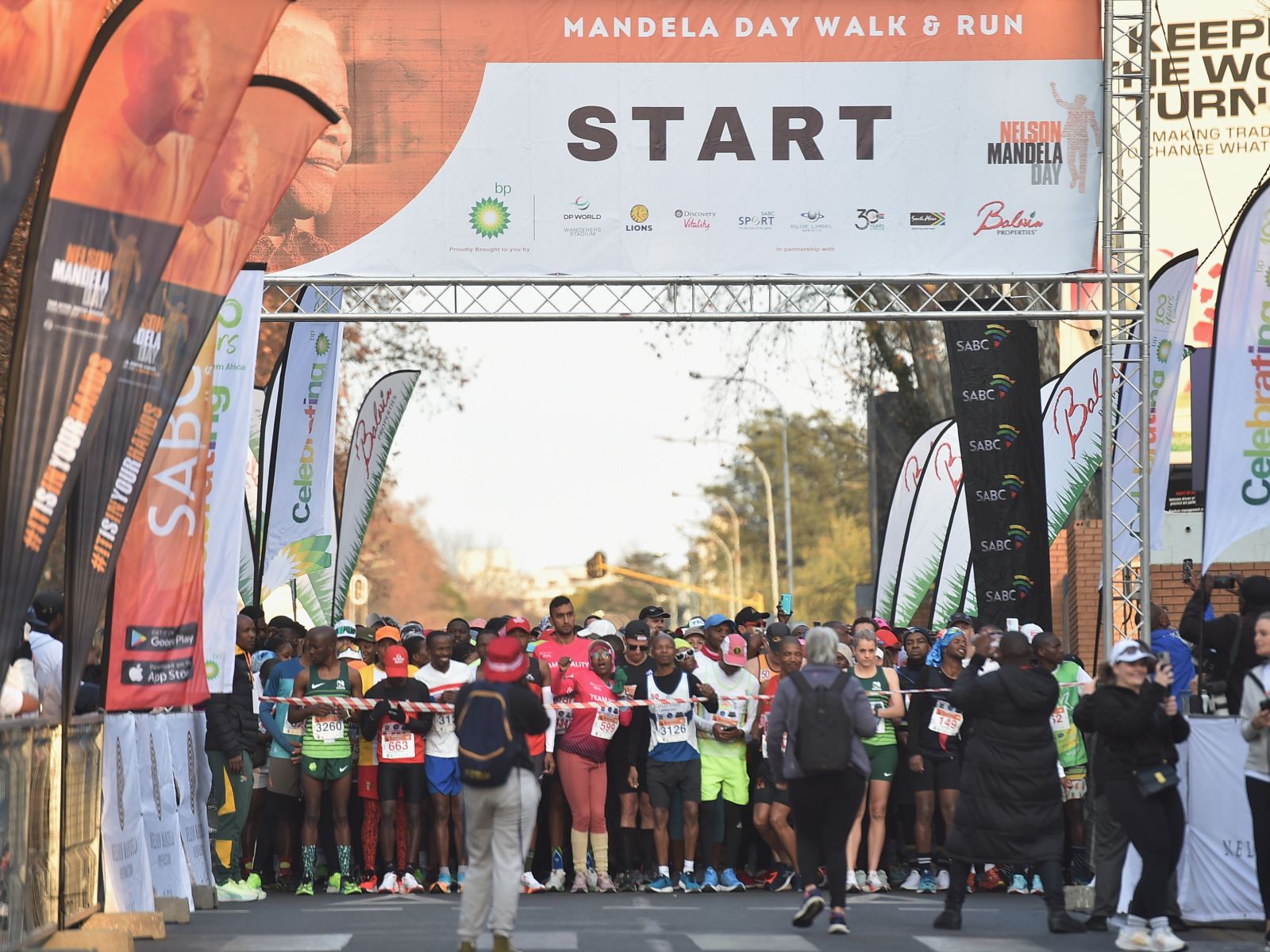 Mandela Day Walk & Run 2024 start group