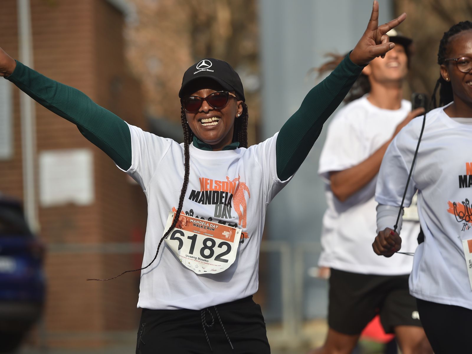 Mandela Day Walk & Run 2024 woman in green