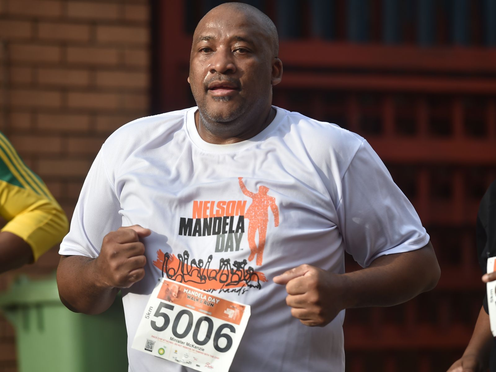 Mandela Day Walk & Run 2024 Gayton McKenzie running