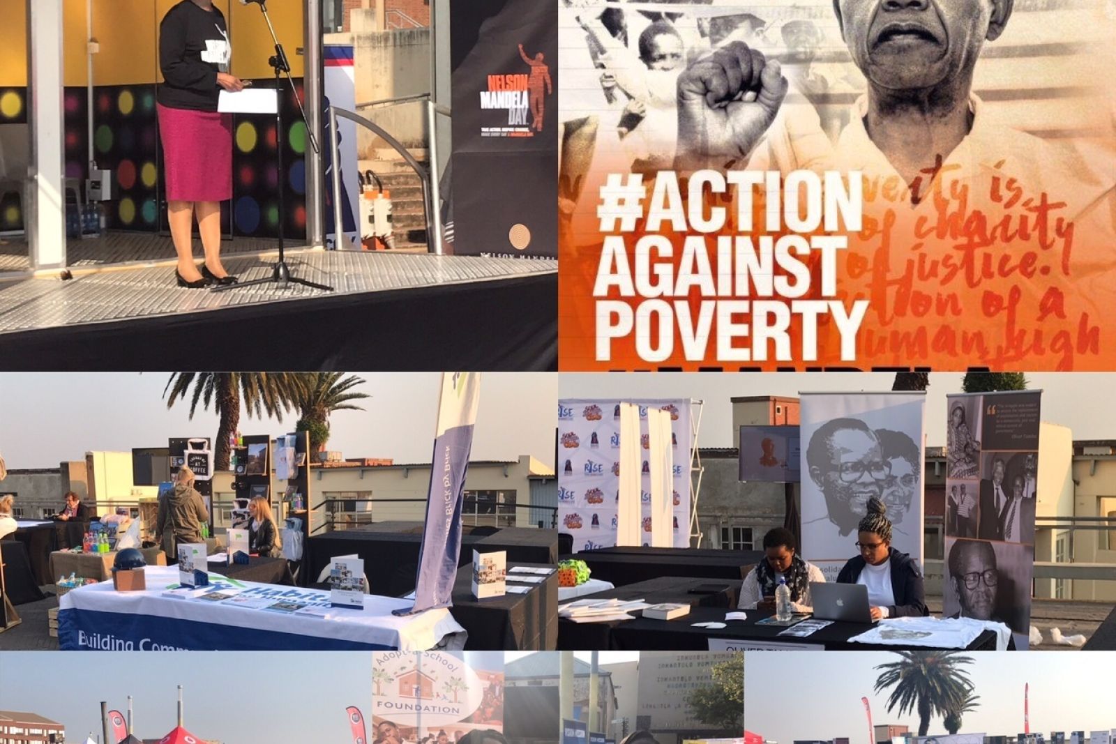 NMF Mandela Day Launchcollage